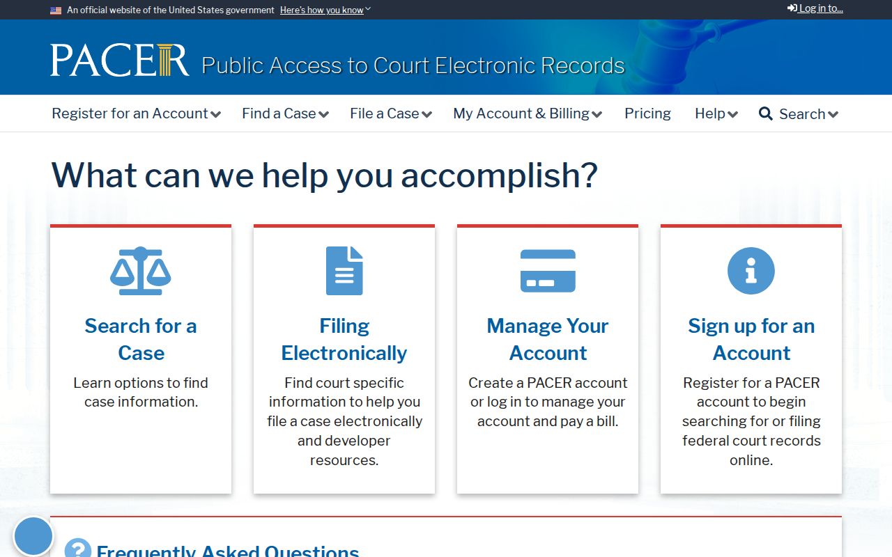 Carter County criminal history PACER federal case search